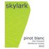 Skylark Orsi Vineyard Pinot Blanc 2022 Front Label