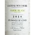 Chateau Soucherie Anjou Les Rangs de Long Blanc 2024 Front Label