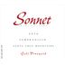 Sonnet Gali Vineyard Tempranillo 2016 Front Label