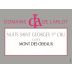 Domaine de l'Arlot Nuits Saint Georges Cuvee Mont des Oiseaux Premier Cru 2023 Front Label