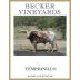 Becker Vineyards Tempranillo 2021 Front Label