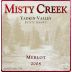 Misty Creek Wines Merlot 2008 Front Label
