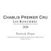 Patrick Piuze Chablis Roncieres Premier Cru 2020 Front Label