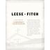 Leese-Fitch Cabernet Sauvignon 2017 Front Label