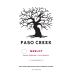 Paso Creek Merlot 2017 Front Label