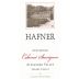 Hafner Vineyard Alexander Valley Cabernet Sauvignon 2013 Front Label