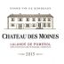 Chateau des Moines Chateau des Moines 2015 Front Label