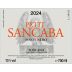 Sancaba Petit Pinot Nero 2024 Front Label
