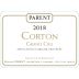 Domaine Parent Corton Grand Cru Blanc 2018 Front Label
