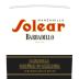 Barbadillo Solear Manzanilla Sherry (375ML half-bottle) Front Label