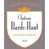 Chateau Barde-Haut 2020 Front Label