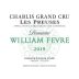 William Fevre Chablis Les Preuses Grand Cru 2019 Front Label