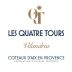 Les Quatre Tours Coteaux d'Aix en Provence Vilandria Rose 2023 Front Label