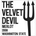 Charles & Charles The Velvet Devil Merlot 2008 Front Label