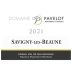 Domaine Pavelot Savigny-les-Beaune Blanc 2021 Front Label