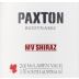 Paxton Vineyards MV Shiraz 2015 Front Label