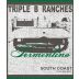 Triple B Ranches Vermentino 2013 Front Label