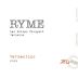 Ryme His Vermentino 2022 Front Label