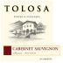 Tolosa Winery Reserve Cabernet Sauvignon 2013 Front Label