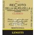 Cantine Lenotti Recioto Della Valpolicella Classico 2016 Front Label