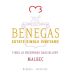 Bodega Benegas Single Vineyard Malbec 2019 Front Label