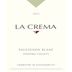 La Crema Sauvignon Blanc 2023 Front Label