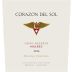 Corazon del Sol Malbec Los Chacayes Gran Reserva Revana Vineyard 2016 Front Label