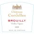 Chateau de Corcelles Brouilly Vieilles Vignes 2020 Front Label