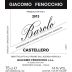 Giacomo Fenocchio Barolo Castellero 2013 Front Label