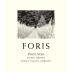 Foris Estate Pinot Noir 2016 Front Label