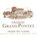Chateau Grand-Pontet 2016 Front Label