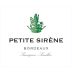 Petite Sirene Blanc 2018 Front Label
