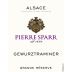 Pierre Sparr Gewurztraminer 2016 Front Label