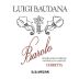 Luigi Baudana Barolo Cerretta 2016 Front Label