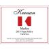 Keenan Carneros Merlot 2019 Front Label