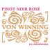 Von Winning Pfalz Pinot Noir Rose 2018 Front Label