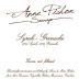 Anne Pichon Sauvage Cuvee not Filtered Syrah-Grenache 2017 Front Label