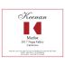 Keenan Carneros Merlot 2017 Front Label