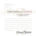 Chateau Ste. Michelle Cold Creek Vineyard Red 2014 Front Label