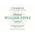 William Fevre Chablis Domaine (375ML half-bottle) 2019 Front Label