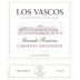 Los Vascos Grande Reserve Cabernet Sauvignon 2015 Front Label