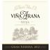 La Rioja Alta Vina Arana Rioja Gran Reserva 2012 Front Label