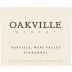 Oakville Winery Estate Zinfandel 2017 Front Label