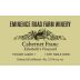 Eminence Road Farm Winery Elizabeth's Vineyard Cabernet Franc 2014 Front Label
