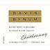 Davis Bynum River West Vineyard Chardonnay 2016 Front Label