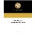 Fanti Brunello di Montalcino 2013 Front Label