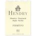 Hendry Primitivo 2021 Front Label