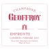 Geoffroy Empreinte Blanc de Noirs Premier Cru 2018 Front Label