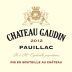 Chateau Gaudin Pauillac 2012 Front Label