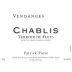 Patrick Piuze Chablis Terroir de Fleys 2018 Front Label